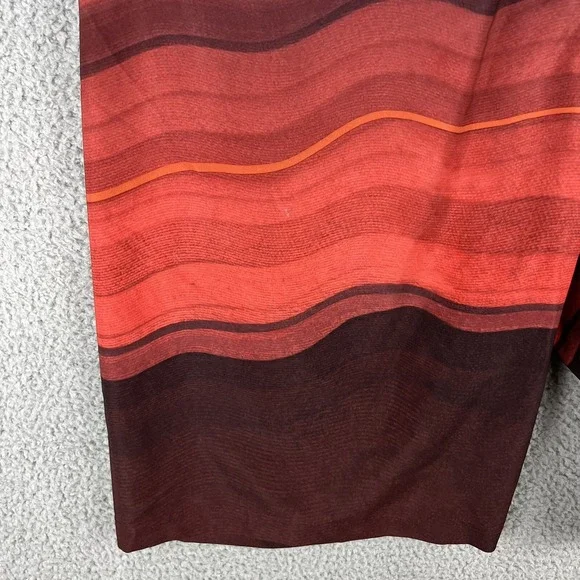 Prana Breathe Sediment Board Shorts Mens 38 Burgundy Red Striped 10" Inseam - Picture 5 of 13